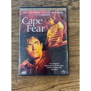 Cape Fear DVD 1962 Thriller Movie Gregory Peck Robert Mitchum Pre-Owned